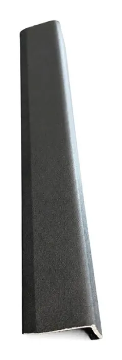 Angular louver tipo L laminado negro 2.5 cm × 2.5 cm × 2.9 m