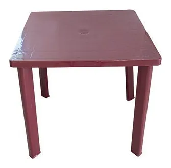 Mesa cuadrada color púrpura