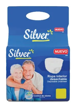 Pañal silver pull-up talla G 10×10