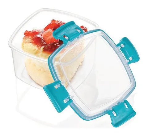 Topper cuadrado lok-it snack 410 ml Polinplast