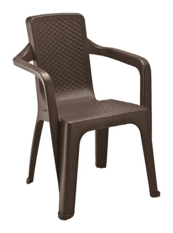 Silla eterna con brazos wengue Rimax