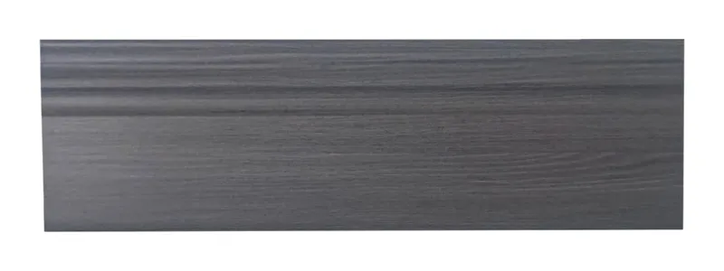 Rodapié PVC color gris 290 cm