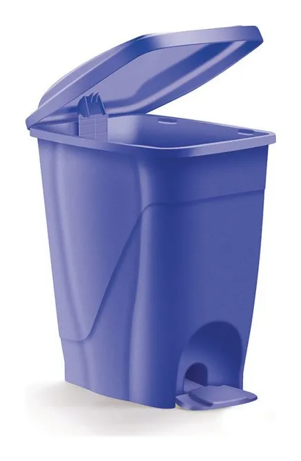 Buzon ahorra espacio con pedal #20 (19.7 L) Polinplast
