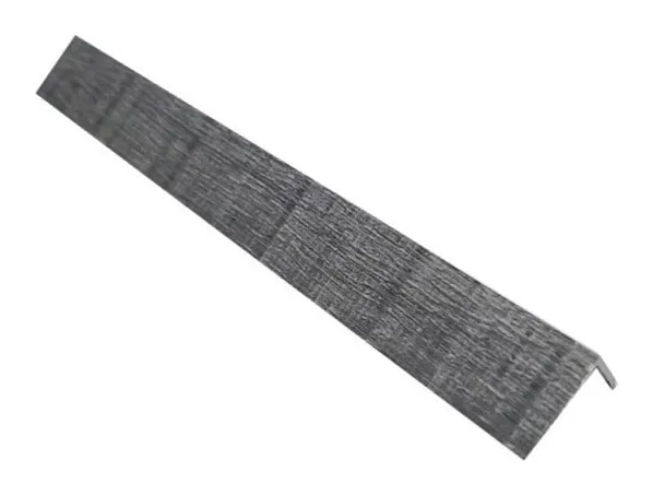 Angular louver tipo L laminado vetas gris azulado 2.5 cm × 2.5 cm × 2.9 m