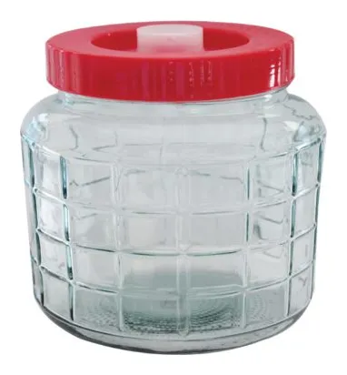 Recipiente de vidrio tapa rosca grande 5300 ml