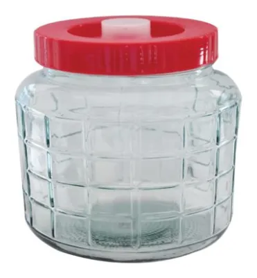 Recipiente de vidrio tapa rosca grande 5300 ml