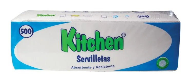 Servilleta cuadrada kitchen 500U 1 × 6