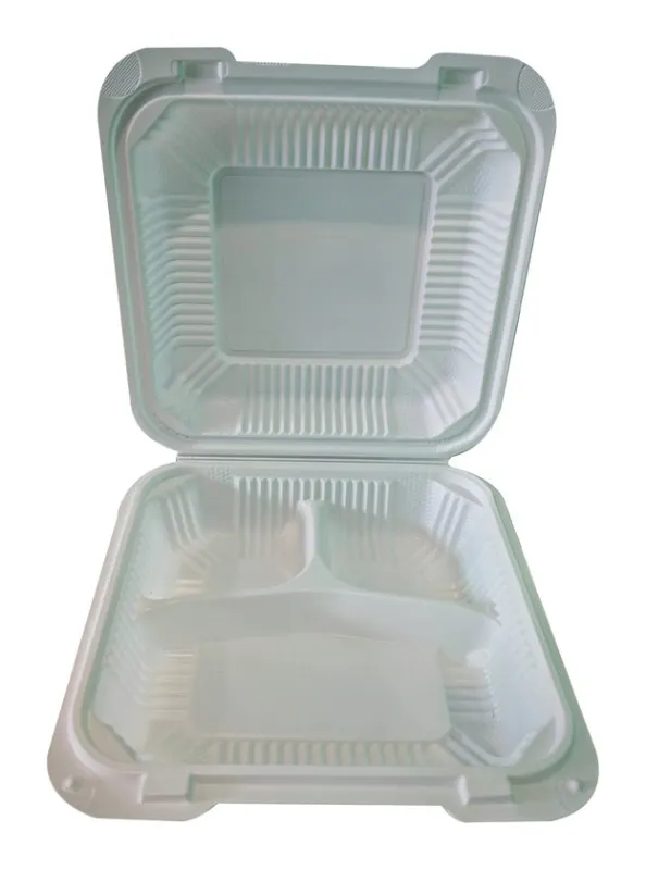 Bandeja crema blanco 9×9 con división MFPP 1 × 150