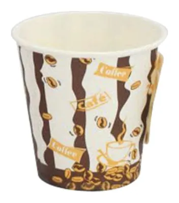 Caja de vaso de cartón 6 oz con asa y diseño 50 × 20