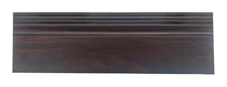 Rodapié PVC color castaño 290 cm
