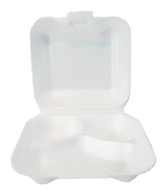 Bandeja doble 9×9 con división Eco Crystal biodegradable 4 × 50