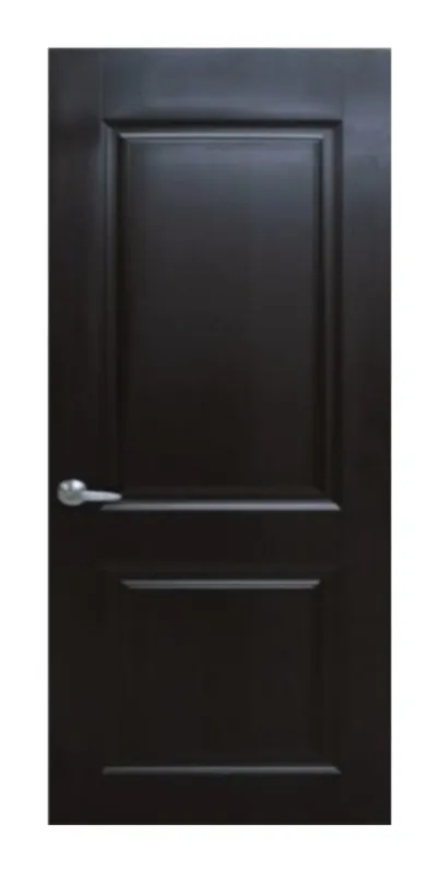 Puerta colonial melamina café 2 tab 75 cm