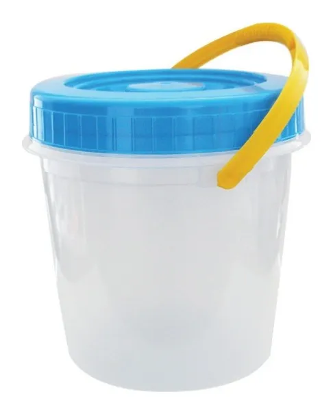 Cubeta splash 3.5 L con tapa rosca base transparente Neo