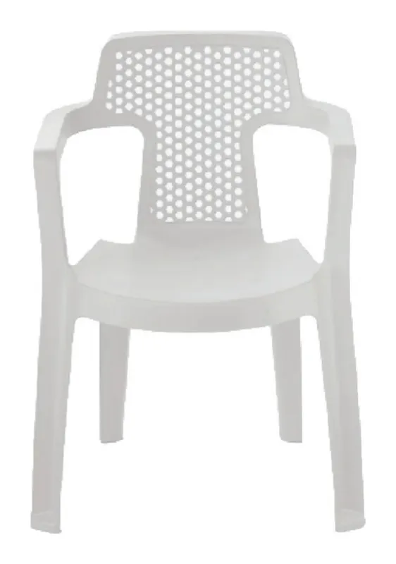 Silla mia con brazos blanco Rimax