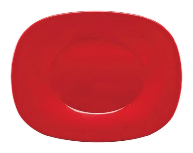 Plato postre semicuadrado #20 docena