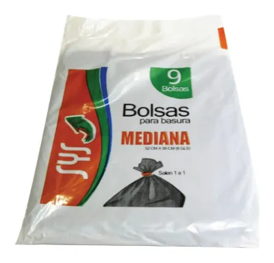 Paquete de bolsas mediana SyS 9 unidades