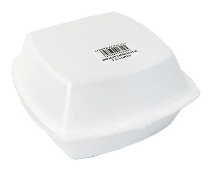 Bandeja para hamburguesa 6×6 Bio Foam 4 × 50