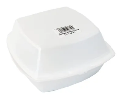 Bandeja para hamburguesa 6×6 Bio Foam 4 × 50