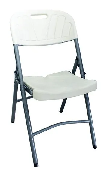 Silla plástica de resina plegable
