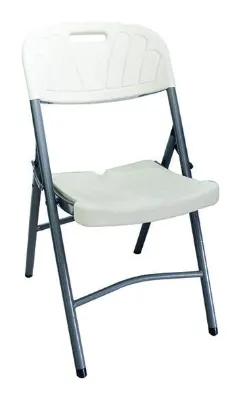 Silla plástica de resina plegable