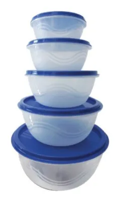 Set de 5 toppers plásticos redondos premium