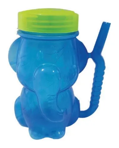 Vasito pajilla incorporada sorbito elefante 300 ml