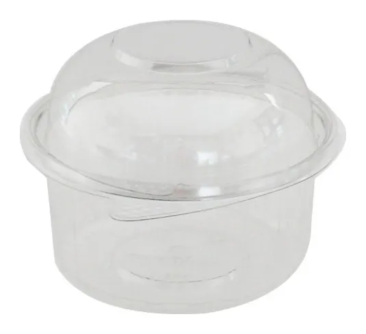 Envase transparente redondo ilock bisagrado 12 oz 1 × 256