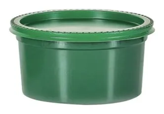 Envase de 8 oz con tapa --color-- polymer 500 unidades