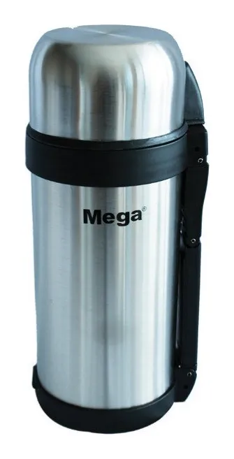 Termo multi purpose acero inoxidable 1.5 L con asa correa y doble taza