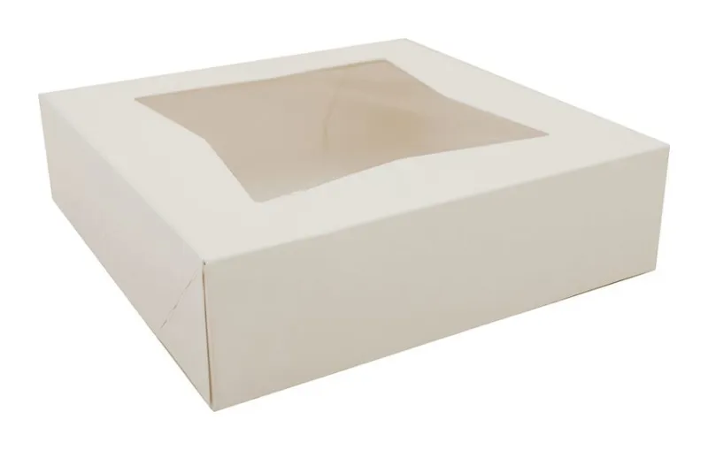 Caja blanca repostera con ventana 9×9×2 1 × 200