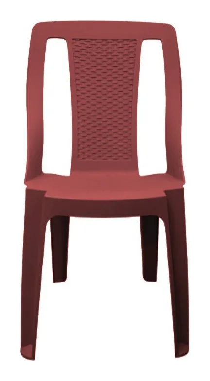 Silla sin brazos ratan vino