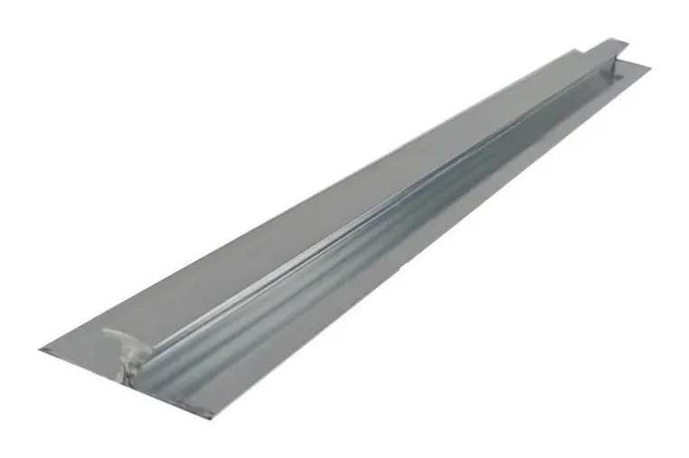 Unión H lamianas PVC color gris