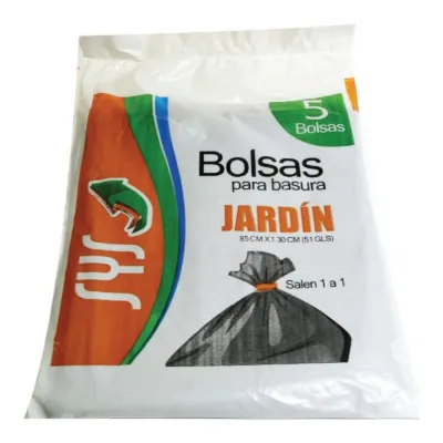 Paquete de bolsas para jardín SyS 5 unidades