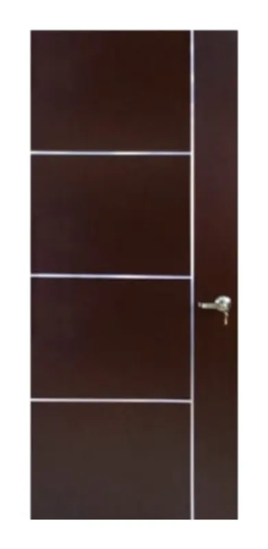 Puerta lisa wengue decorativa 75 cm × 210 cm