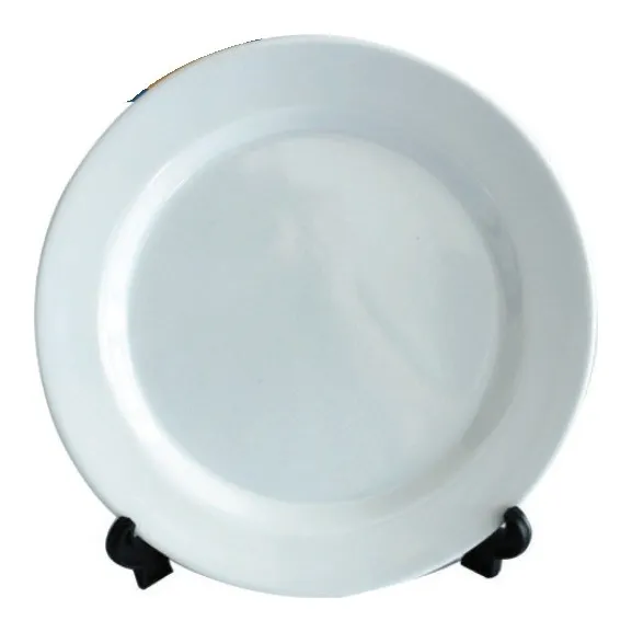 Plato extendido blanco de melamina 11 pulgadas