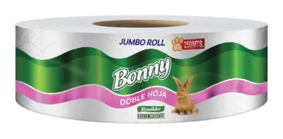 Jumbo roll 250 metros dobles sin marca 1 × 6