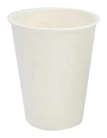 Caja de vaso de cartón 12 oz sin asa lisos bebida caliente 50 × 20 boca 90 mm