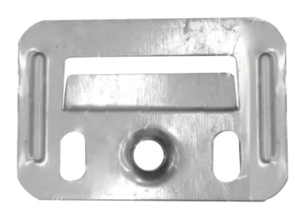 Clip de acero inoxidable para instalación louver 49 mm × 35 mm