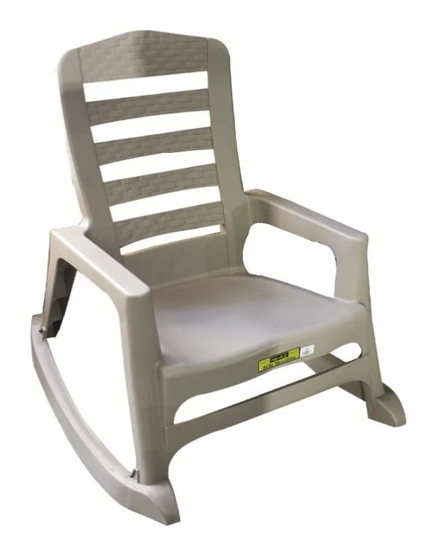 Silla mecedora Honduplast cocoa rattan
