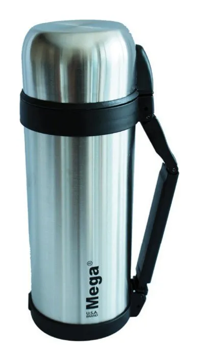 Termo multi purpose acero inoxidable 1.8 L con asa correa y doble taza