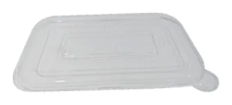 Tapa plana PET para bandeja 24 oz 6 × 100