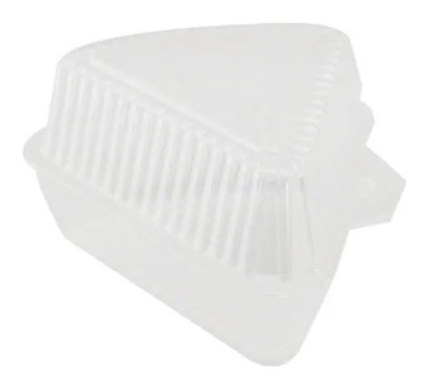 Empaque triangular para porcion de postre 1 × 200