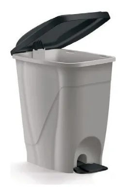 Buzon ahorra espacio con pedal #10 (7.5 L) Polinplast