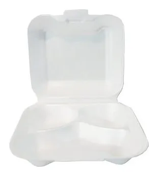 Bandeja doble 8×8 con división Bio Foam biodegradable 4 × 50