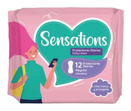 Protector femenino diario Sensations 48 × 12