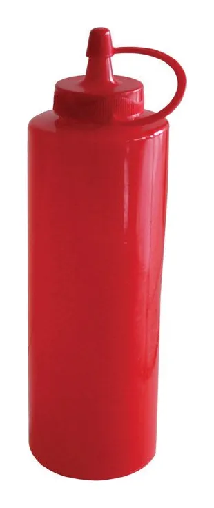 Salsero plástico rojo 475 ml