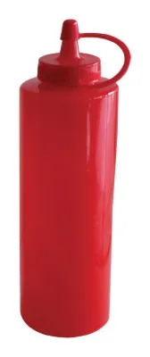 Salsero plástico rojo 475 ml