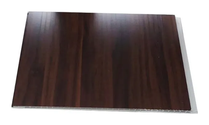 Tablilla laminada liso tipo madera tipo ebano 7.5 mm, 5.90 m × 25 cm (1.475 m²)