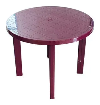 Mesa redonda color púrpura
