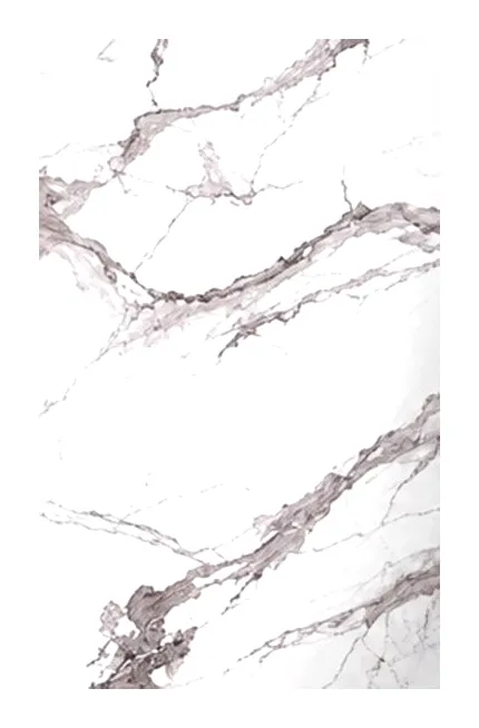 Lámina PVC marmol blanco con veta gris lavanda 1.22×2.44 m